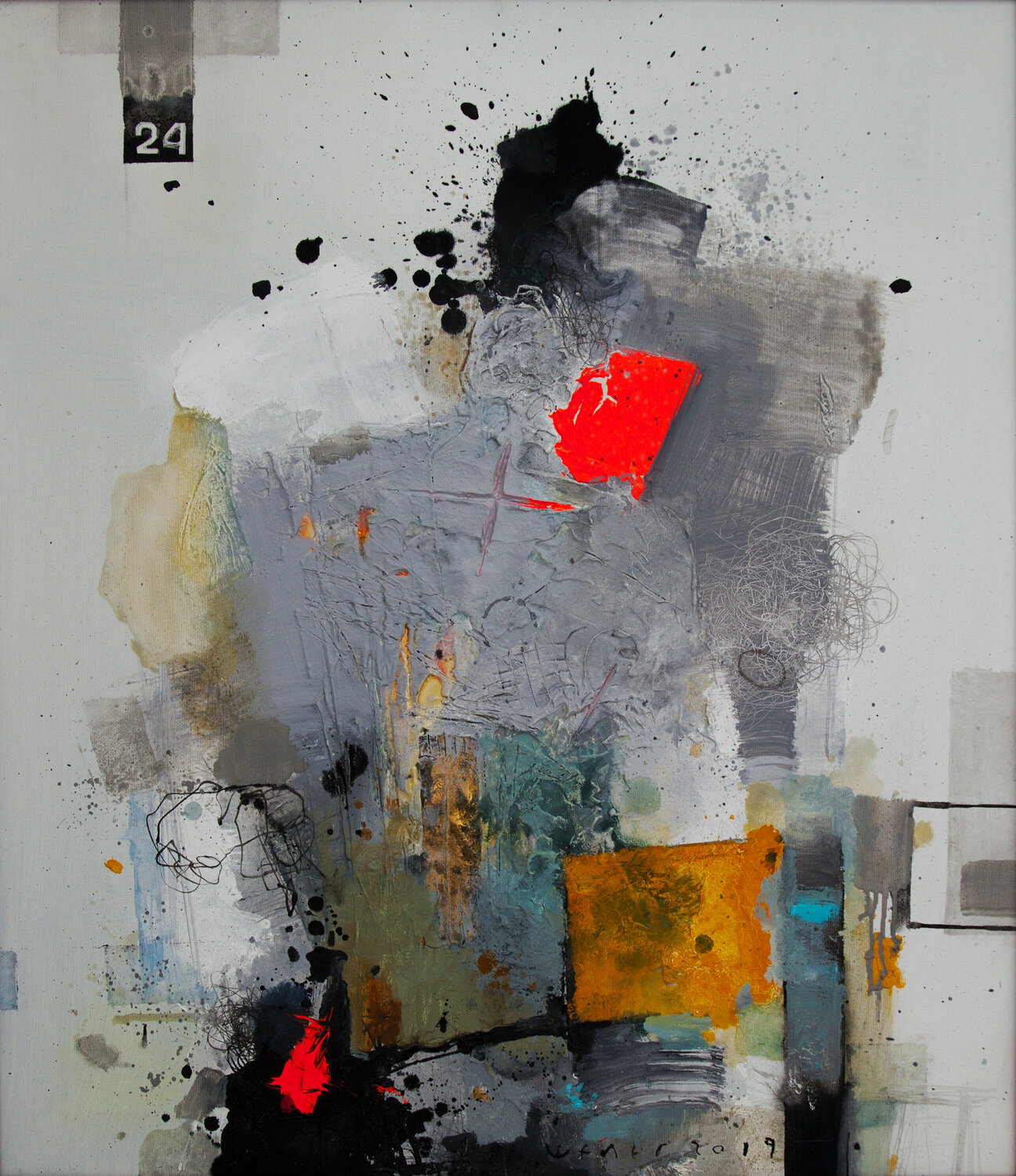 Art Reaction Viktor Sheleg Original painting for sale