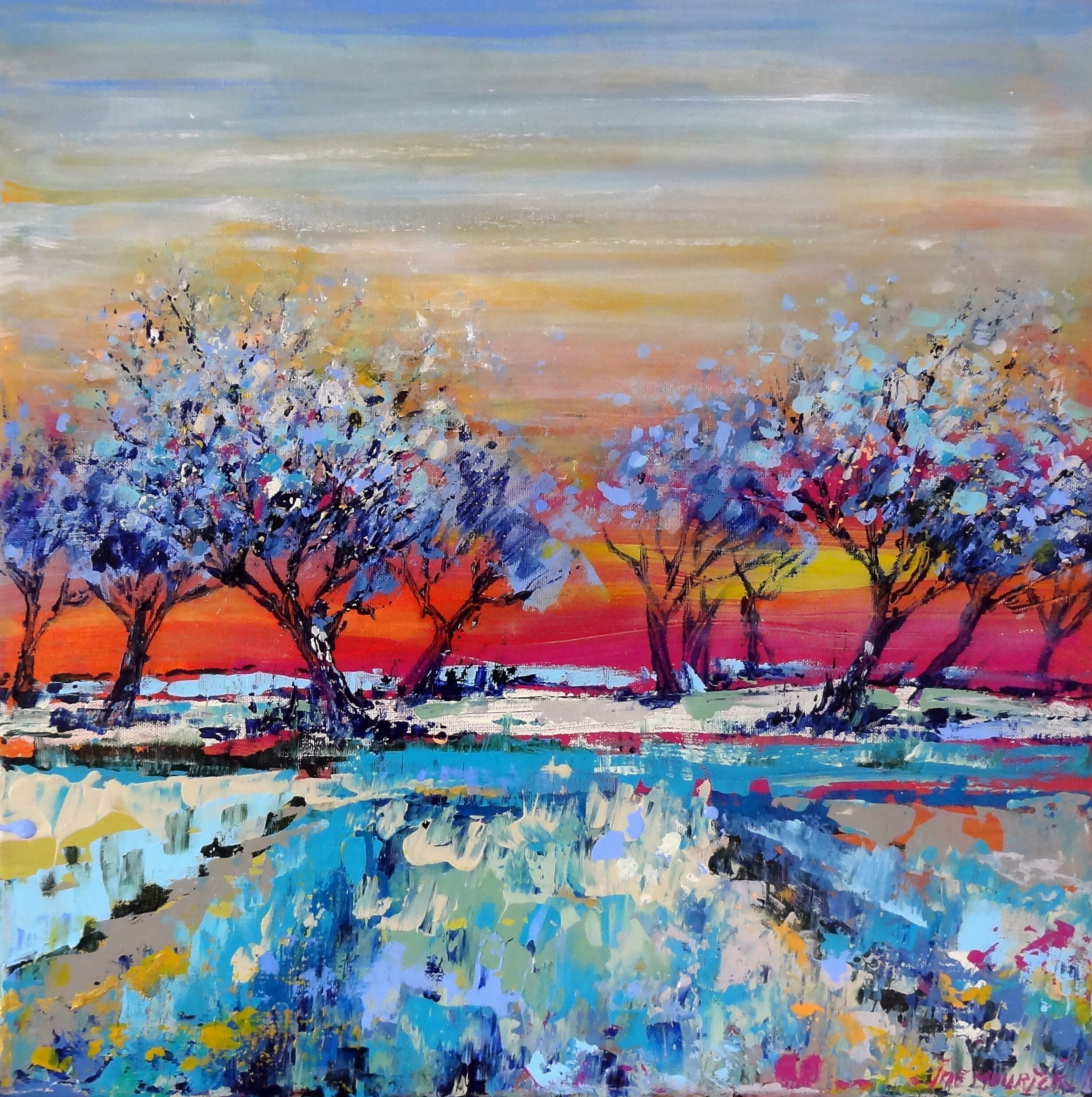 Topic Sky Blue paintings