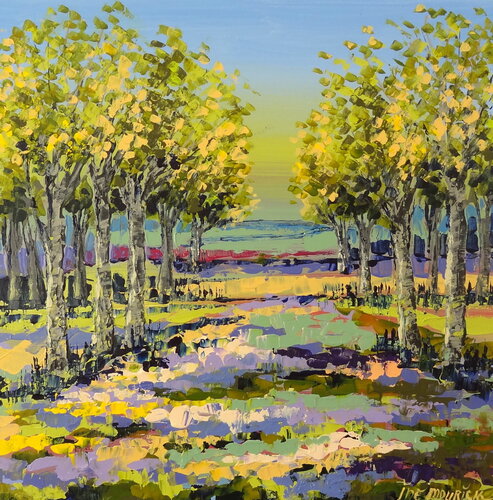 Summer morning by Inelouise Mourick, Painting for Sale on Select
