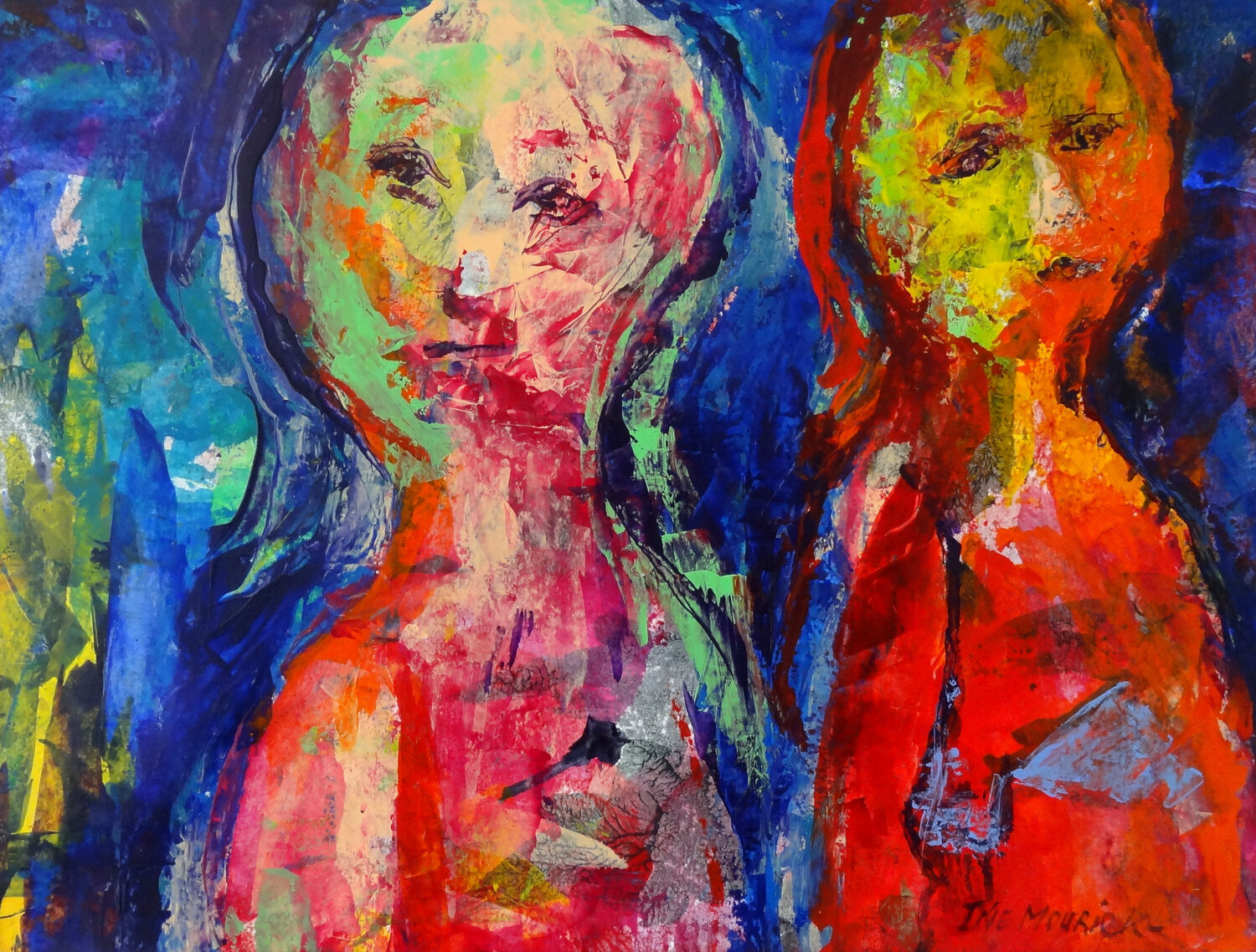 True beauty comes from within (Framed) Inelouise Mourick Original painting for sale