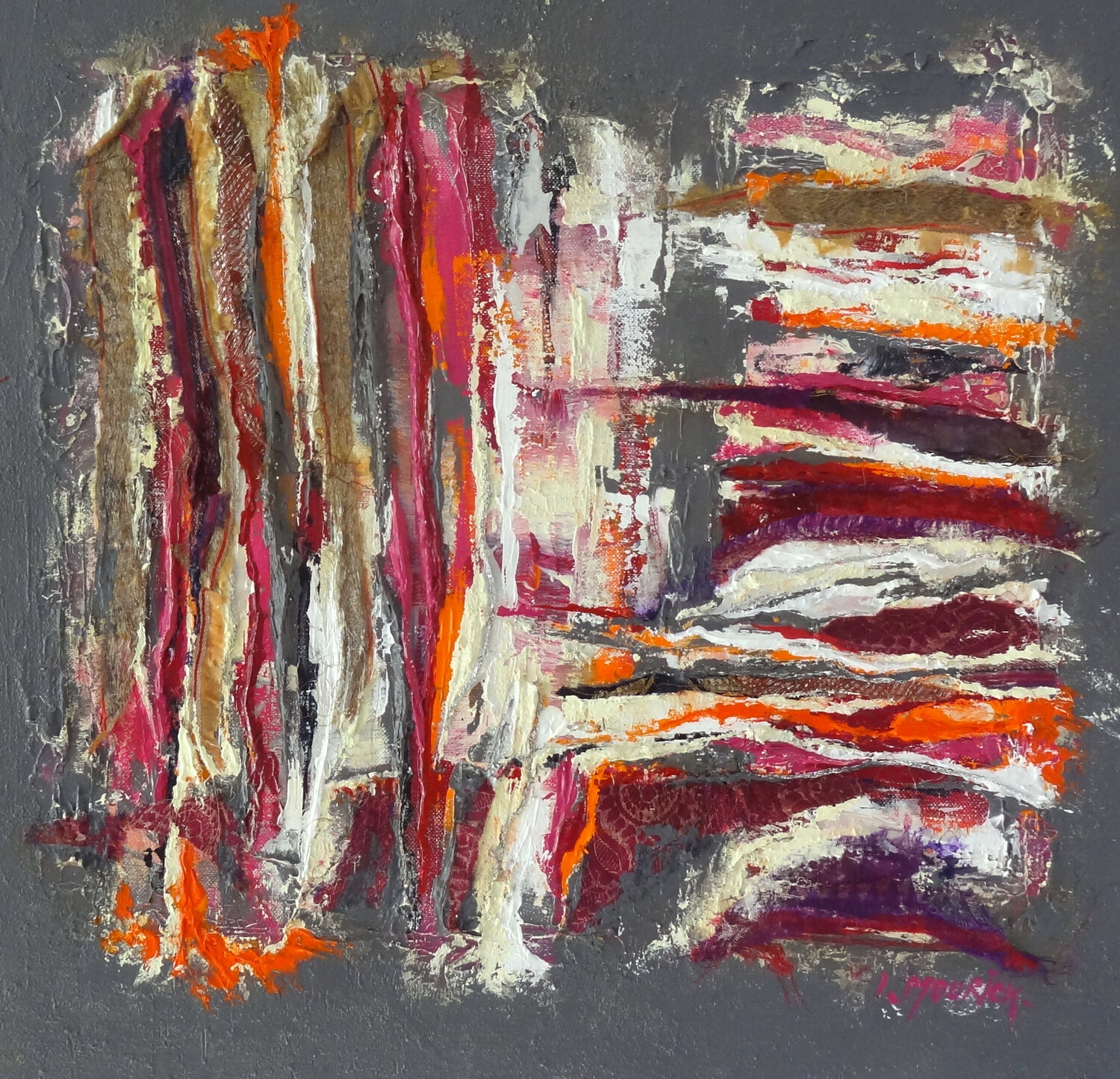 Meeting Inelouise Mourick Original painting for sale