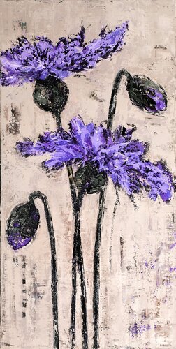 Cornflowers #2 von Olena Bogatska, Malerei kaufen auf Select
