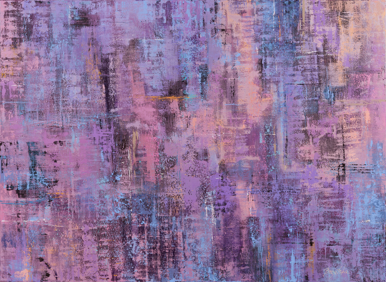 Abstract #48 Olena Bogatska Original painting for sale