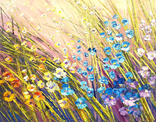 COUNTRY PICNIC by Tatiana Iliina, Painting for Sale on Select