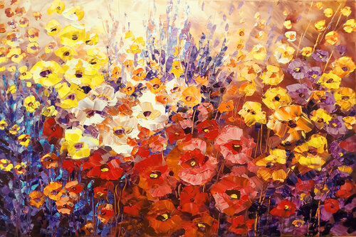 GLORIOUS GARDENS by Tatiana Iliina, Painting for Sale on Select