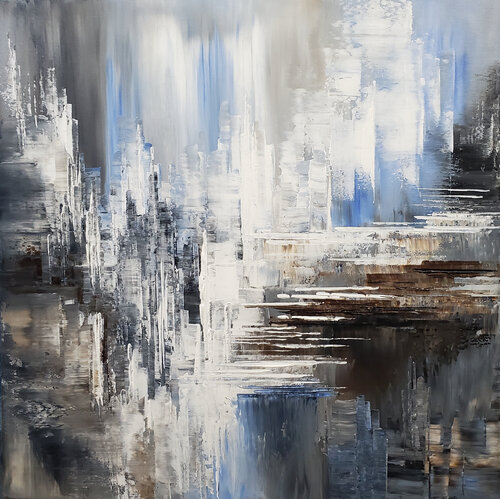 RAVEN GLACIER by Tatiana Iliina, Painting for Sale on Select