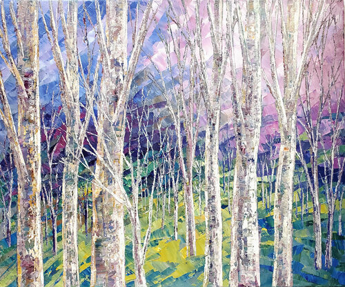 SONGBIRD SEASONS by Tatiana Iliina, Painting for Sale on Select