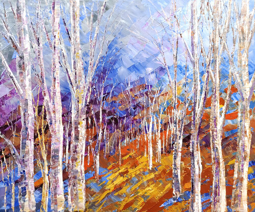 EDGE OF AUTUMN by Tatiana Iliina, Painting for Sale on Select