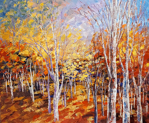 F0REST FRIENDS by Tatiana Iliina, Painting for Sale on Select