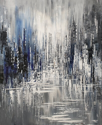 TWILIGHT TOWERS by Tatiana Iliina, Painting for Sale on Select