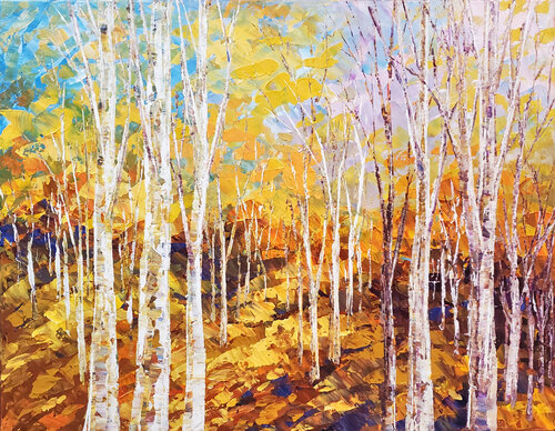 NATURE'S PALETTE by Tatiana Iliina, Painting for Sale on Select