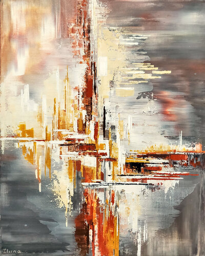 INDUSTRIAL ACTIVITY by Tatiana Iliina, Painting for Sale on Select