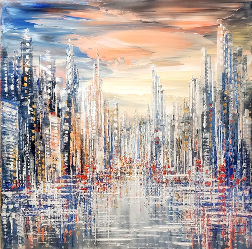 COASTAL CRYSTAL by Tatiana Iliina, Painting for Sale on Select