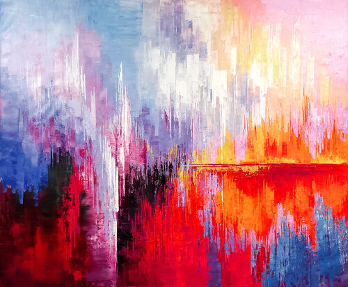 FROST AND FLAME by Tatiana Iliina, Painting for Sale on Select