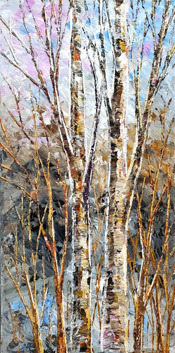 WHISPER OF SPRING by Tatiana Iliina, Painting for Sale on Select