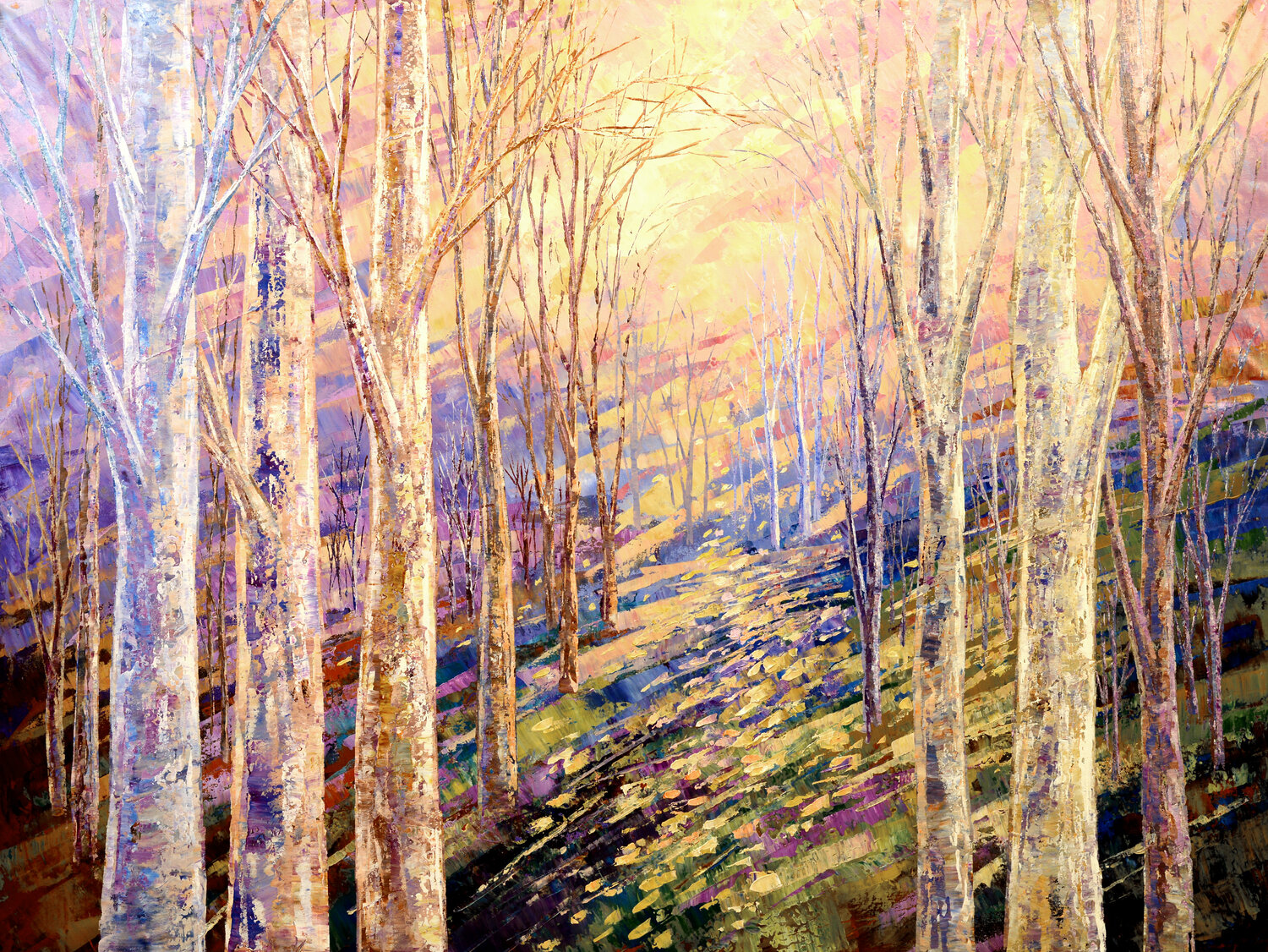 INTO THE SUNSHINE Tatiana Iliina Original painting for sale