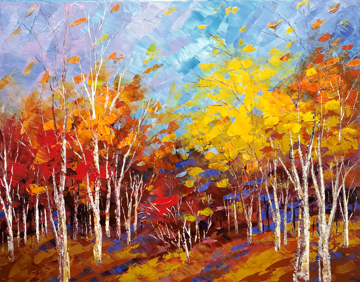 FESTIVE OVERTURE Tatiana Iliina Original painting for sale