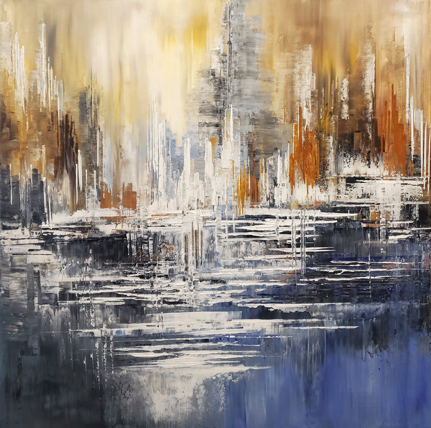 FORTRESS BY THE SEA Tatiana Iliina Original painting for sale