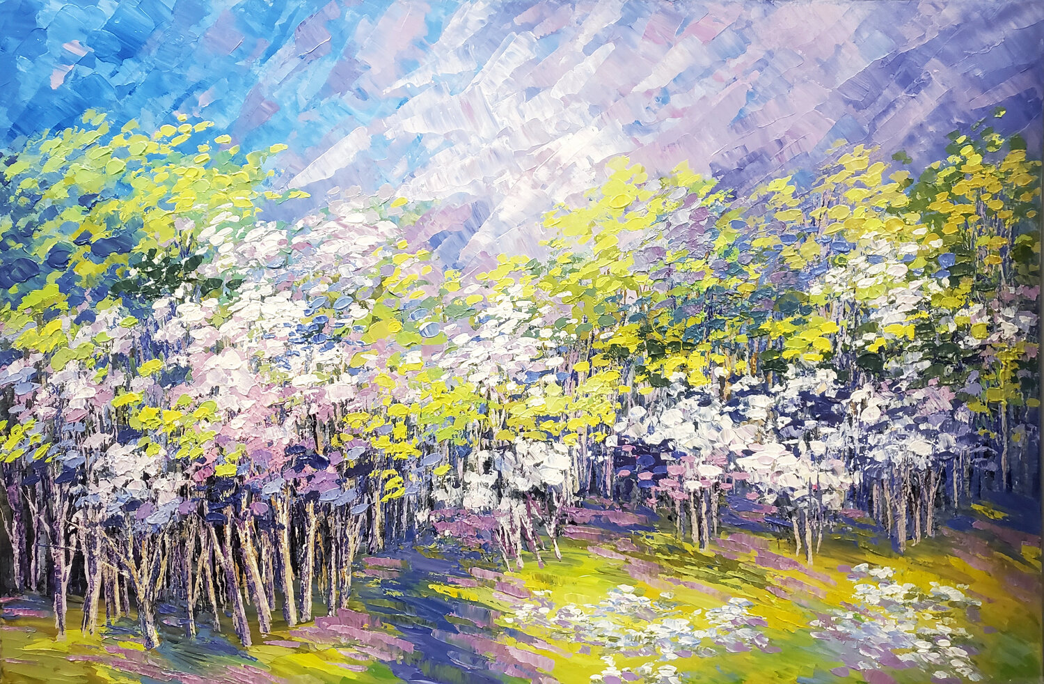 ROBIN'S RESORT Tatiana Iliina Original painting for sale