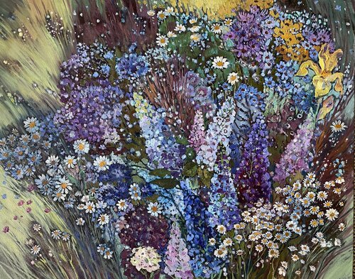 Summer symphony by Nadezda Stupina, Painting for Sale on Select