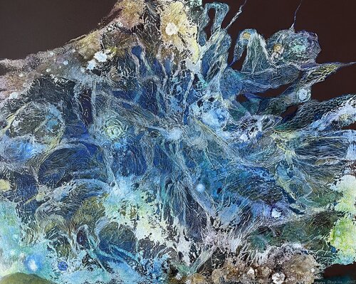 Movement of the universe by Nadezda Stupina, Painting for Sale on Select