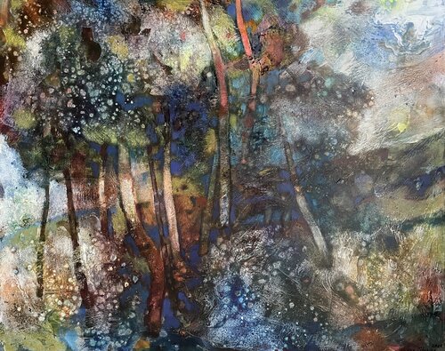 Forest of mystical dreams by Nadezda Stupina, Painting for Sale on Select