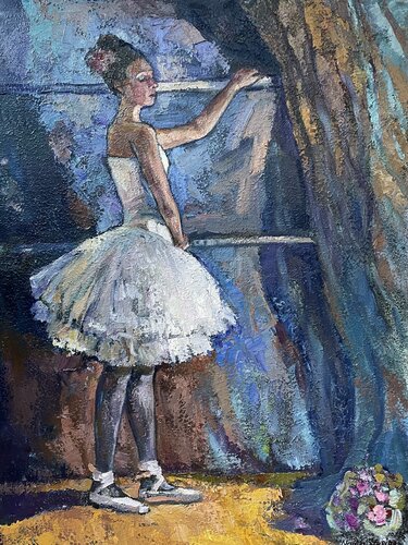 Ballet performance( Charlotte) by Nadezda Stupina, Painting for Sale on Select