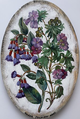 Botany 7 by Nadezda Stupina, Painting for Sale on Select