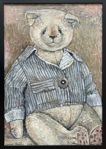 Portrait of polar bear by Nadezda Stupina, Painting for Sale on Select