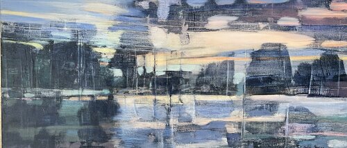 Evening on Eckerö by Nadezda Stupina, Painting for Sale on Select