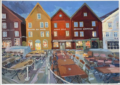Welcome to “Madam Felle” by Nadezda Stupina, Painting for Sale on Select