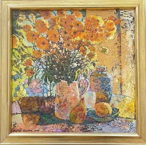 Goldball by Nadezda Stupina, Painting for Sale on Select