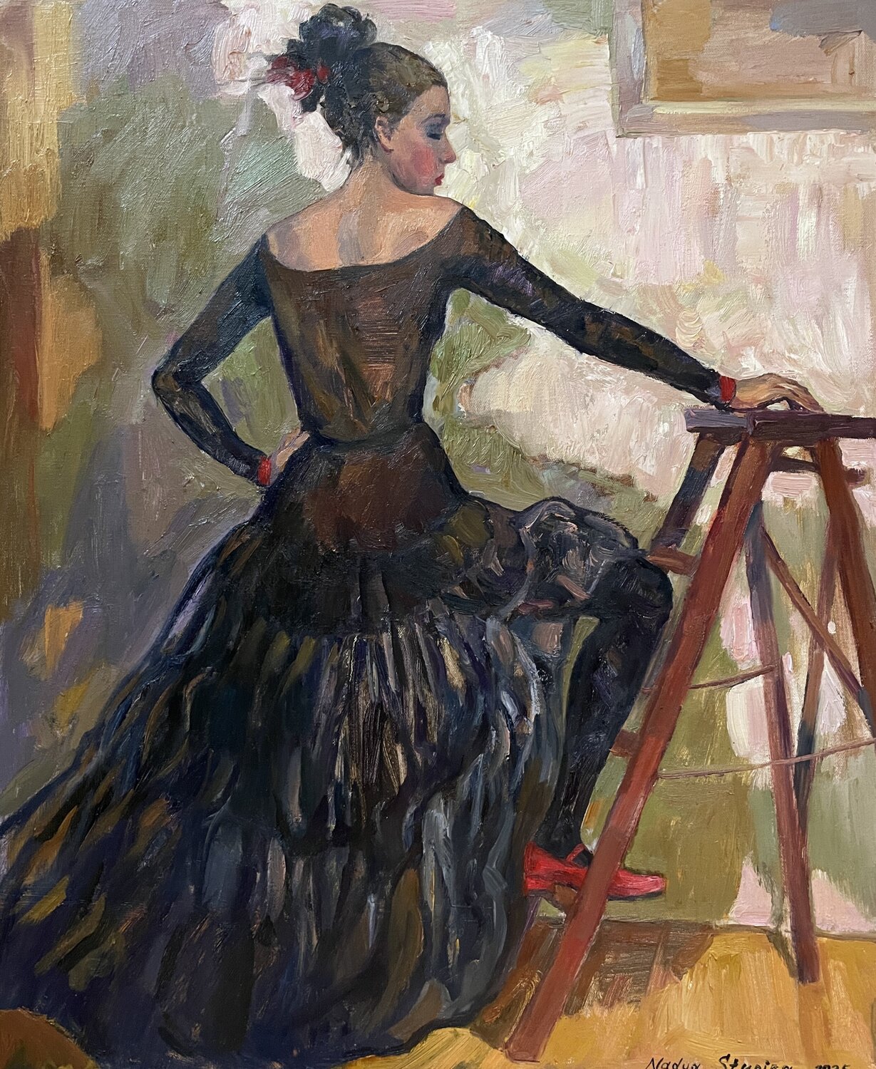 Charlotte in the image of Carmen Nadezda Stupina Original painting for sale