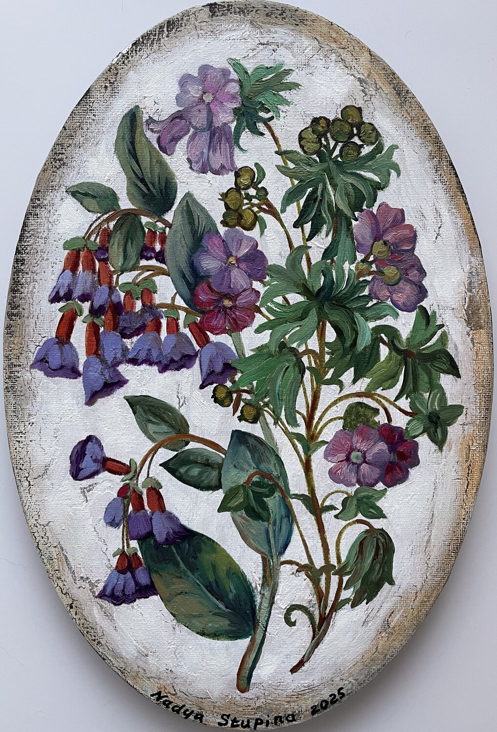 Botany 7 Nadezda Stupina Original painting for sale