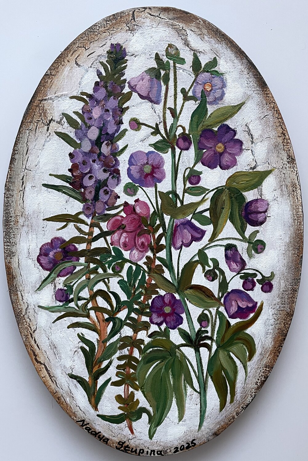 Botany 8 Nadezda Stupina Original painting for sale