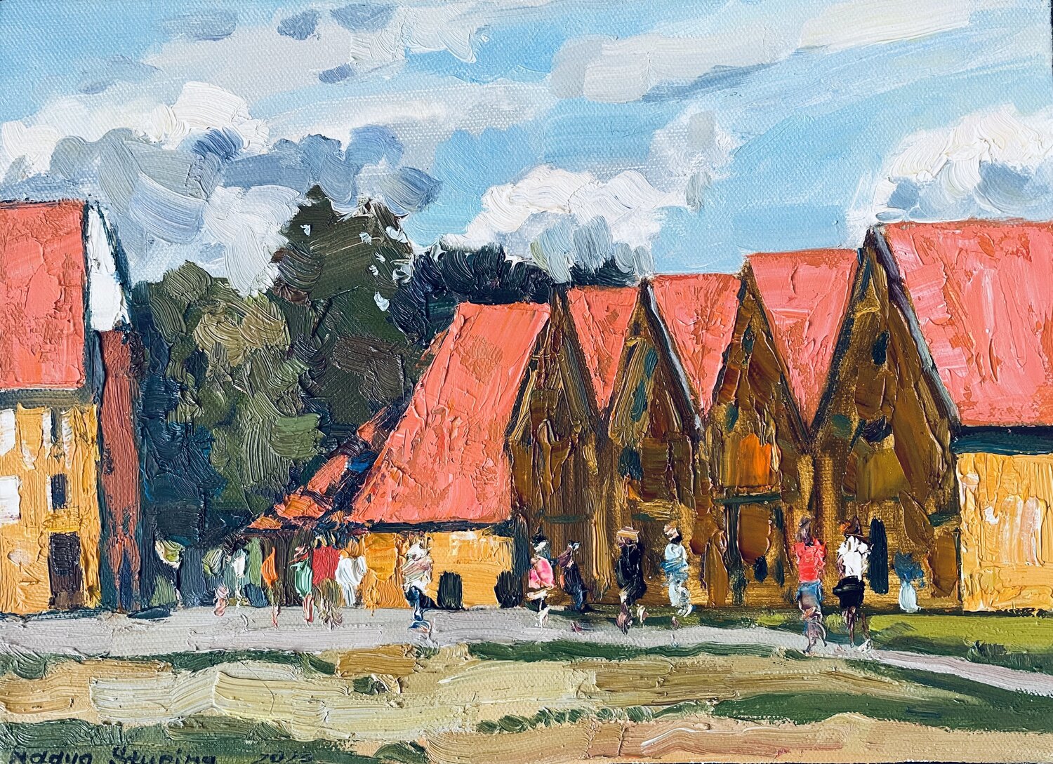 Stavern Nadezda Stupina Original painting for sale
