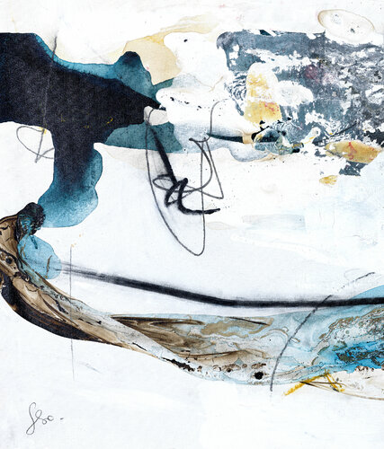 L'esprit des eaux by Isabelle Fournet, Painting for Sale on Select