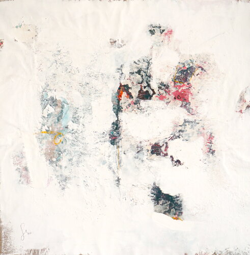 White Series, Profondeur by Isabelle Fournet, Painting for Sale on Select