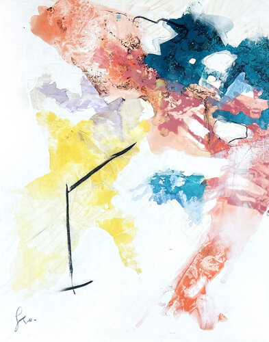 Les Marées by Isabelle Fournet, Painting for Sale on Select
