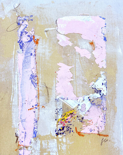 Songes Roses by Isabelle Fournet, Painting for Sale on Select