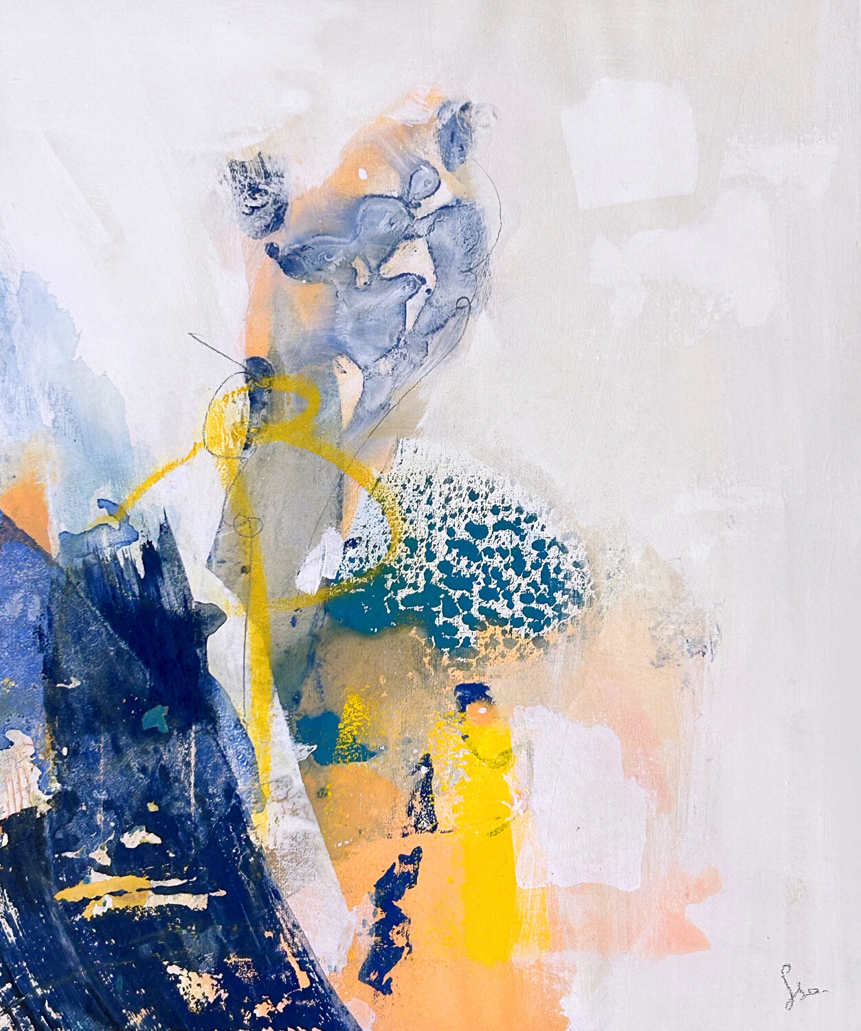 Mediterranean Nudibranch Isabelle Fournet Original painting for sale