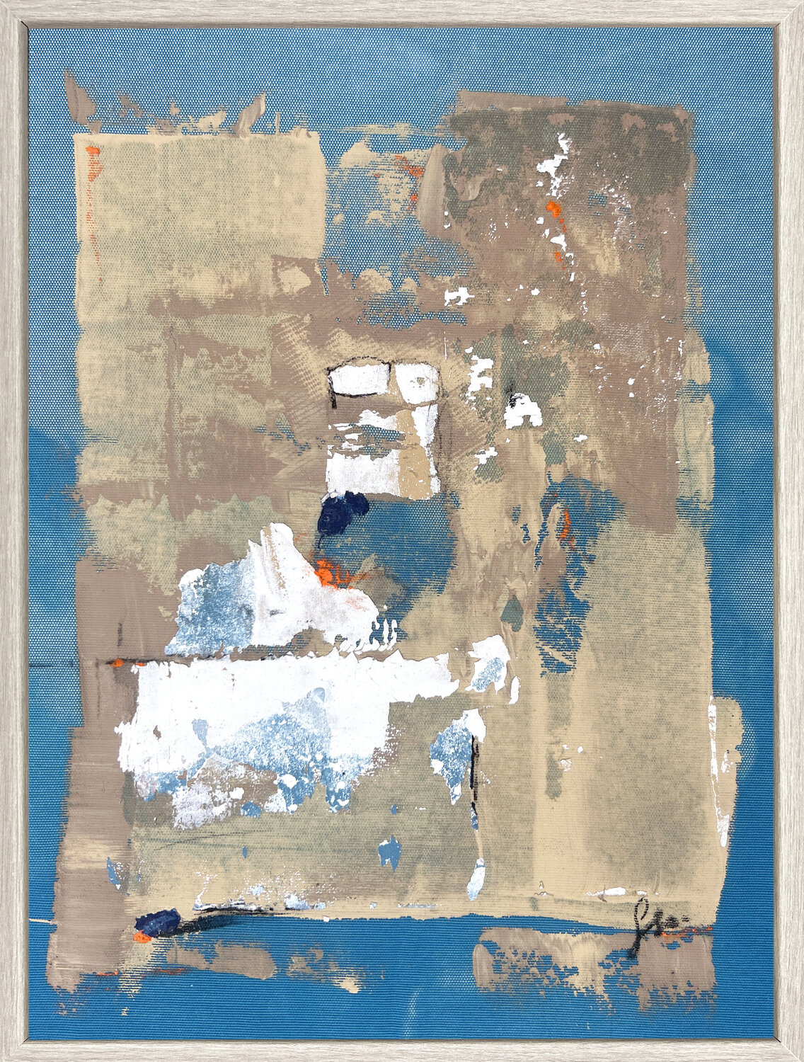 Le bleu II Isabelle Fournet Original painting for sale