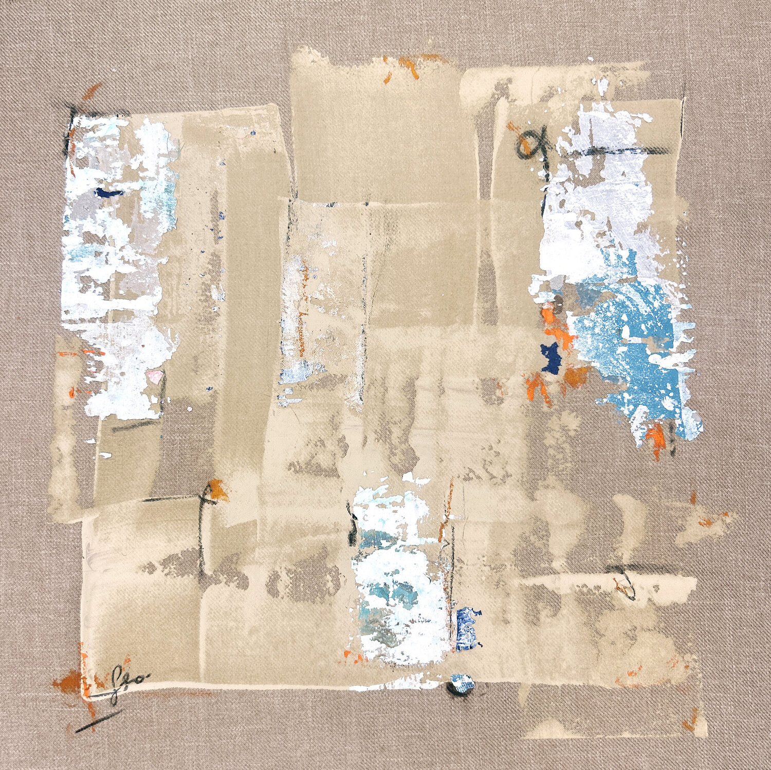Songes Cubiques II Isabelle Fournet Original painting for sale