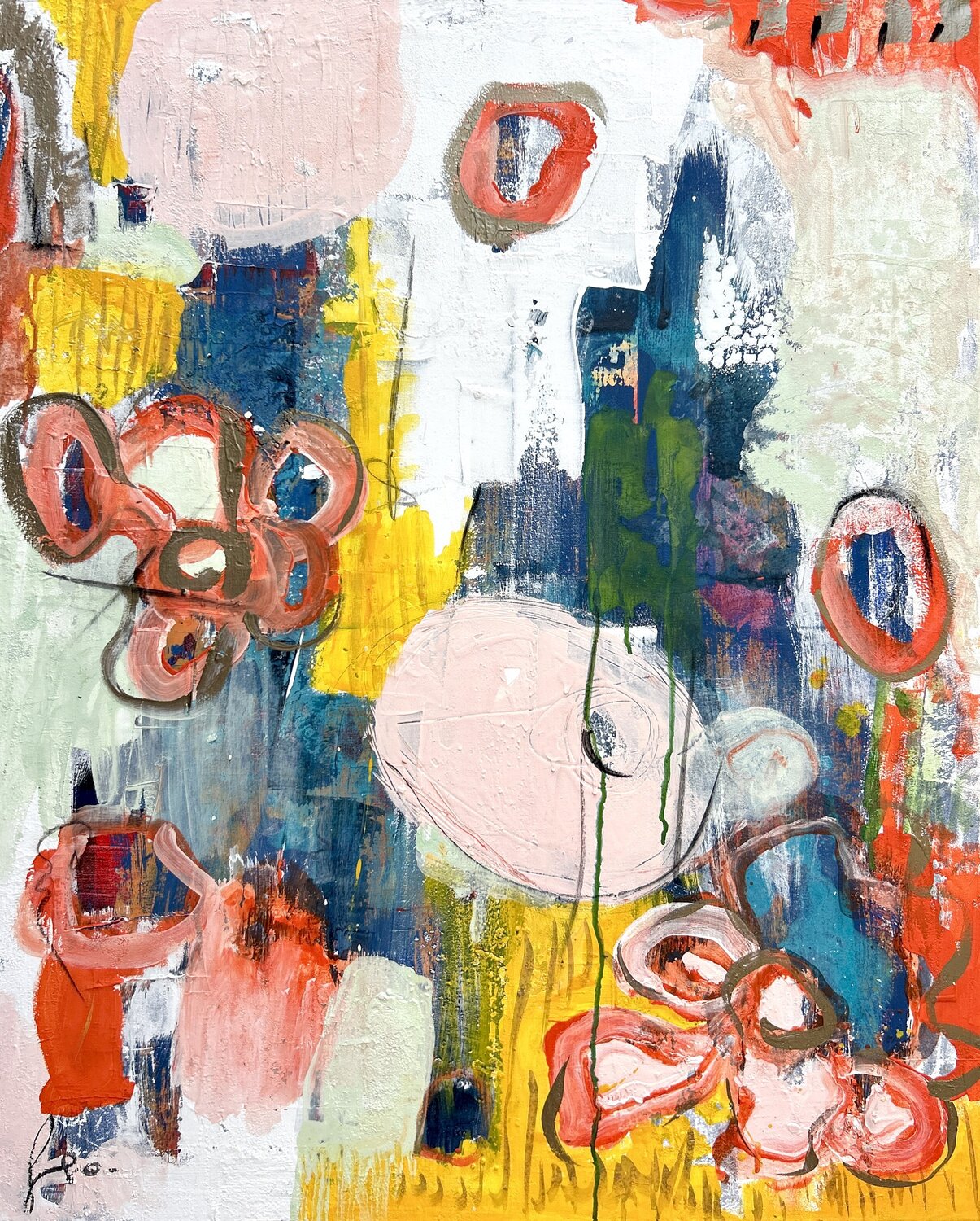 Mediterranean Spring Isabelle Fournet Original painting for sale