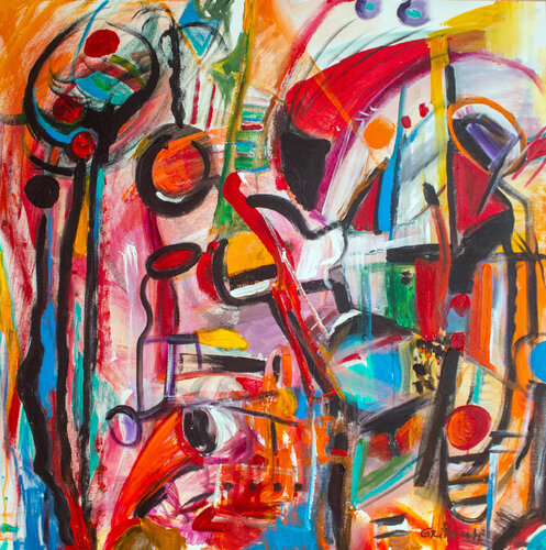 State of Mind by Nathalie Gribinski, Painting for Sale on Select