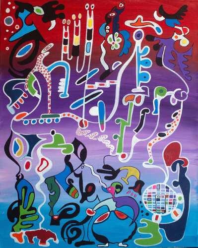 The Surprise by Nathalie Gribinski, Painting for Sale on Select