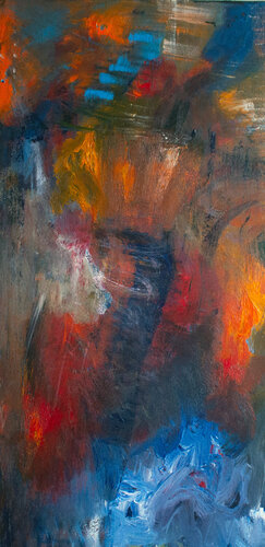 Eruption of the Butterfly by Nathalie Gribinski, Painting for Sale on Select