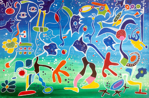 The Reverence by Nathalie Gribinski, Painting for Sale on Select