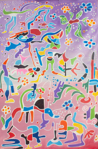 Flowers of Heaven by Nathalie Gribinski, Painting for Sale on Select