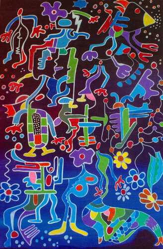 The Sirene by Nathalie Gribinski, Painting for Sale on Select